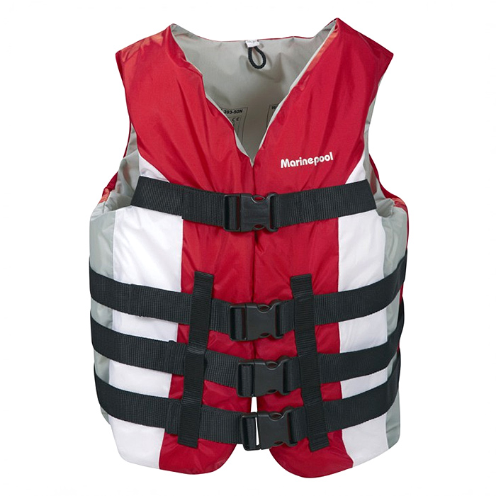 Жилет сп. Water Ski II Vest бело-красный 90+